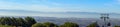 Panoramic view of the Oakland and San Francisco