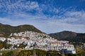Panoramic view of Ojen, Malaga, Spain