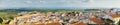 Panoramic view of Old city of Elvas, south of Portugal. Royalty Free Stock Photo