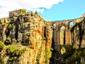 Panoramic view of the old city of Ronda Spain