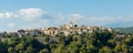 Panoramic view of the old mountain village Vence, in France.