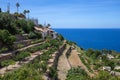 Panoramic view of the old Spanish town of Banyalbufar Royalty Free Stock Photo