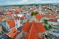 Panoramic view of the Old Town architecture of Munich, Bavaria, Germany Royalty Free Stock Photo