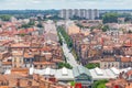 Panoramic view of the old town of Bordeaux