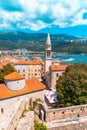 Panoramic View of Old Town Budva