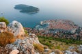 Panoramic view of Old Town Dubrovnik