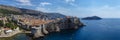 Panoramic View of the Old Town of Dubrovnik Royalty Free Stock Photo