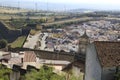 Panoramic view of the old town of Elvas Royalty Free Stock Photo