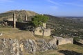 Panoramic view of the old town of Elvas Royalty Free Stock Photo