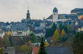 Panoramic view of old town of Hachenburg, Rheinland-Pfalz, Germany Royalty Free Stock Photo
