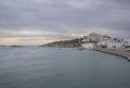 Panoramic View Of The Old Town Of Ibiza With Its Cathedral