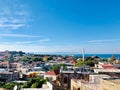 Panoramic view of old town of Rhodes Royalty Free Stock Photo