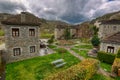 View of old traditional Greek village of Kipoi, Zagorochoria, Epirus, Greece Royalty Free Stock Photo