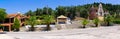 Panoramic view in old village - Klimatia, Corfu, Greece