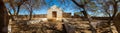 Panoramic view of the oldest chapel, XVII century, Maio Island, Cape Verde