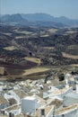 Panoramic view of Olvera, Andalucia, Spain Royalty Free Stock Photo