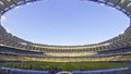 Panoramic view of Olympic stadium in Kyiv (Time Lapse)