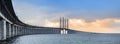 The Oresund bridge panorama