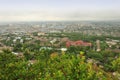 Panoramic view of Osh city, Kyrgyzstan Royalty Free Stock Photo