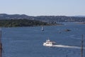 Panoramic View Of Oslo bay, Norway Royalty Free Stock Photo