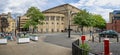 Panoramic view of the Oval Hall, part of Sheffield City Hall in Sheffield, South Yorkshire, UK Royalty Free Stock Photo