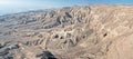 Panoramic view over arava vally Judaean Desert near eilat, israel Royalty Free Stock Photo