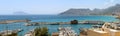 Panoramic view over Calp (Spain) Royalty Free Stock Photo