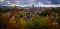 Panoramic view over the city of Bern - the capital city of Switzerland Royalty Free Stock Photo