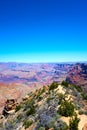 Panoramic view over the grand canyon Royalty Free Stock Photo