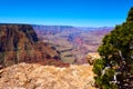 Panoramic view over the grand canyon Royalty Free Stock Photo