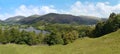 Panoramic view over Grasmere