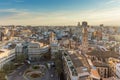 Panoramic View Over Historic Center of Valencia, Spain. Royalty Free Stock Photo