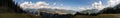 Panoramic view over Julian Alps