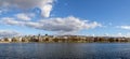 Panoramic View over The Lakes in Copenhagen, Denmark