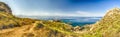 Panoramic View over Milazzo Beach, Sicily Royalty Free Stock Photo
