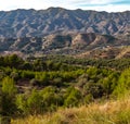 Panoramic view over the Montes de Malaga