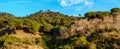 Panoramic view over the Montes de Malaga