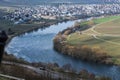 Panoramic view over the Moselle valley