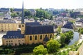 Neumunster Abbey. Luxembourg Royalty Free Stock Photo