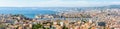Panoramic view over the Old Port of Marseille, France Royalty Free Stock Photo