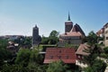 Panoramic view over the old town of Bautzen Royalty Free Stock Photo