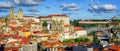 Panoramic view over the old town of Porto, Portugal Royalty Free Stock Photo