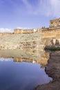 Panoramic view over Oum Errabia river and Kasba Tadla city Royalty Free Stock Photo