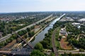 Panoramic view of Ruhr Valley, Germany Royalty Free Stock Photo