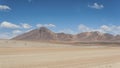 Panoramic view over the Salvador Dali Desert in Eduardo Avaroa Andean Fauna National Reserve, Bolivia Royalty Free Stock Photo