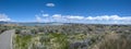 Panoramic view over South Tufa, Mono Lake - California Royalty Free Stock Photo