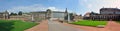 Panoramic view over the Zwinger of Dresden, Germany