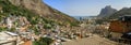 Panoramic view overlooking Rio from the Rocinha Favela, Rio de Janeiro, Brazil