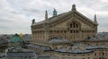 Panoramic view of Palace of Opera in Paris in France Royalty Free Stock Photo