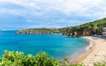 Panoramic view of Pareti beach, Elba Island, Tuscany,Italy Royalty Free Stock Photo